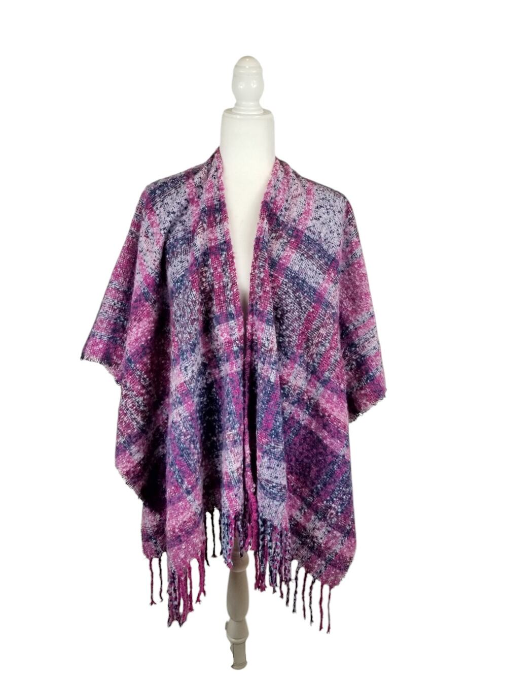 Echo 23 NYC NWT Pink Purple Shawl Wrap Scarf One Size